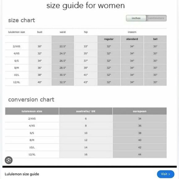 SOLD Lululemon Black tights/leggings Capri, size XS (6) preowned - Picture 12 of 12